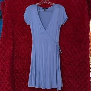 Crossbody light blue dress